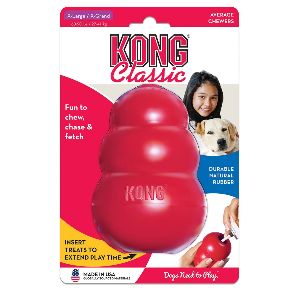 KONG Classic игрушка для собак “КОНГ” XL очень большая 13х8 см KONG Classic игрушка для собак “КОНГ” XL очень большая 13х8 см
