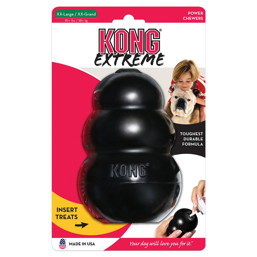 KONG Extreme игрушка для собак "КОНГ" XXL очень прочная самая большая 15х10 см