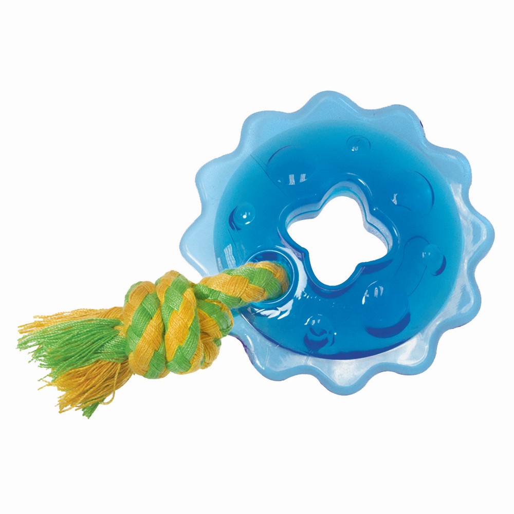 Petstages игрушка для собак Mini "ОРКА кольцо с канатом" диаметр 8 см маленькая