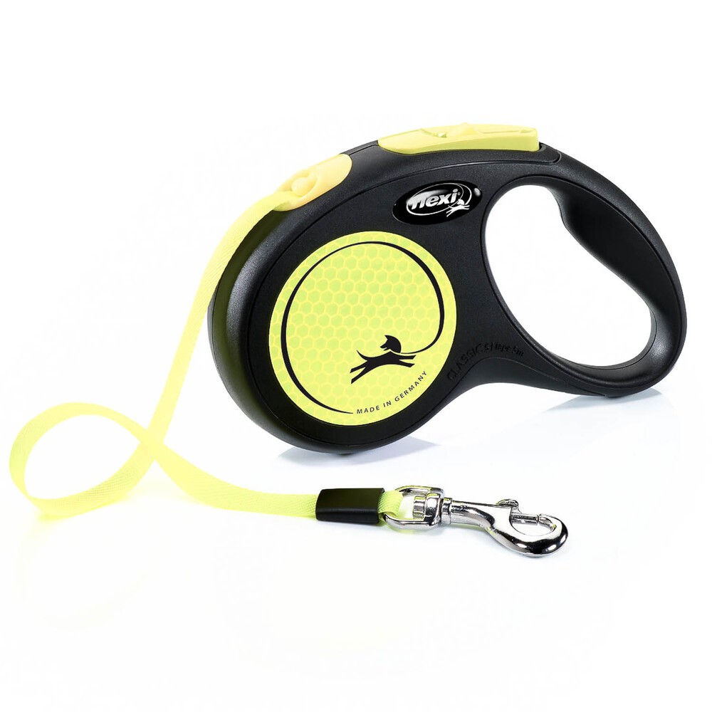 FLEXI рулетка Neon New Classic S (до 15 кг) лента 5 м