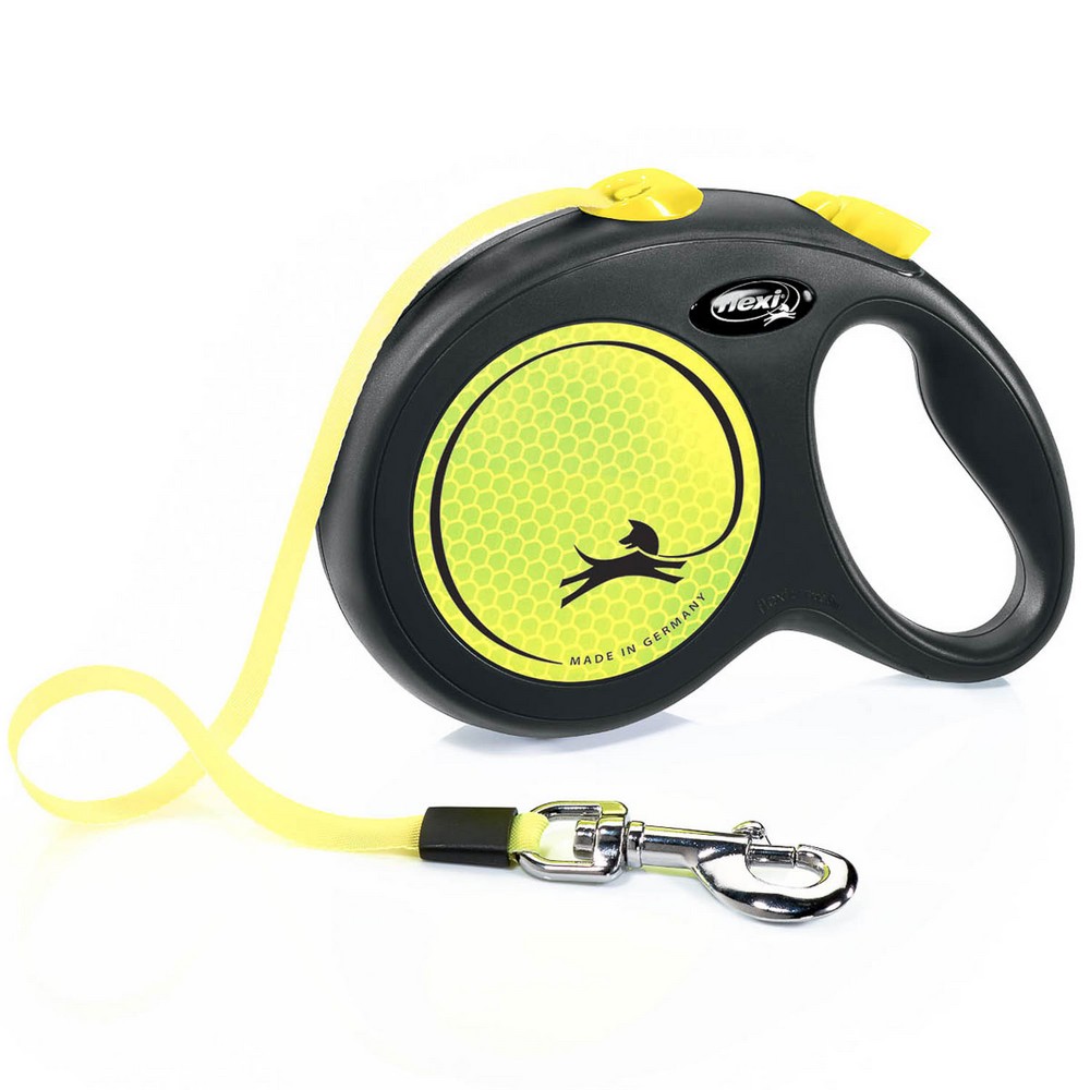 FLEXI рулетка New Neon L (до 50 кг) лента 5 м