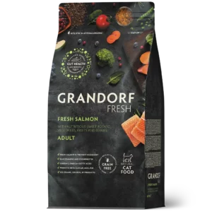GRANDORF FRESH CAT ADULT Salmon&Sweet Potato Свежее филе лосося с бататом для взрослых кошек