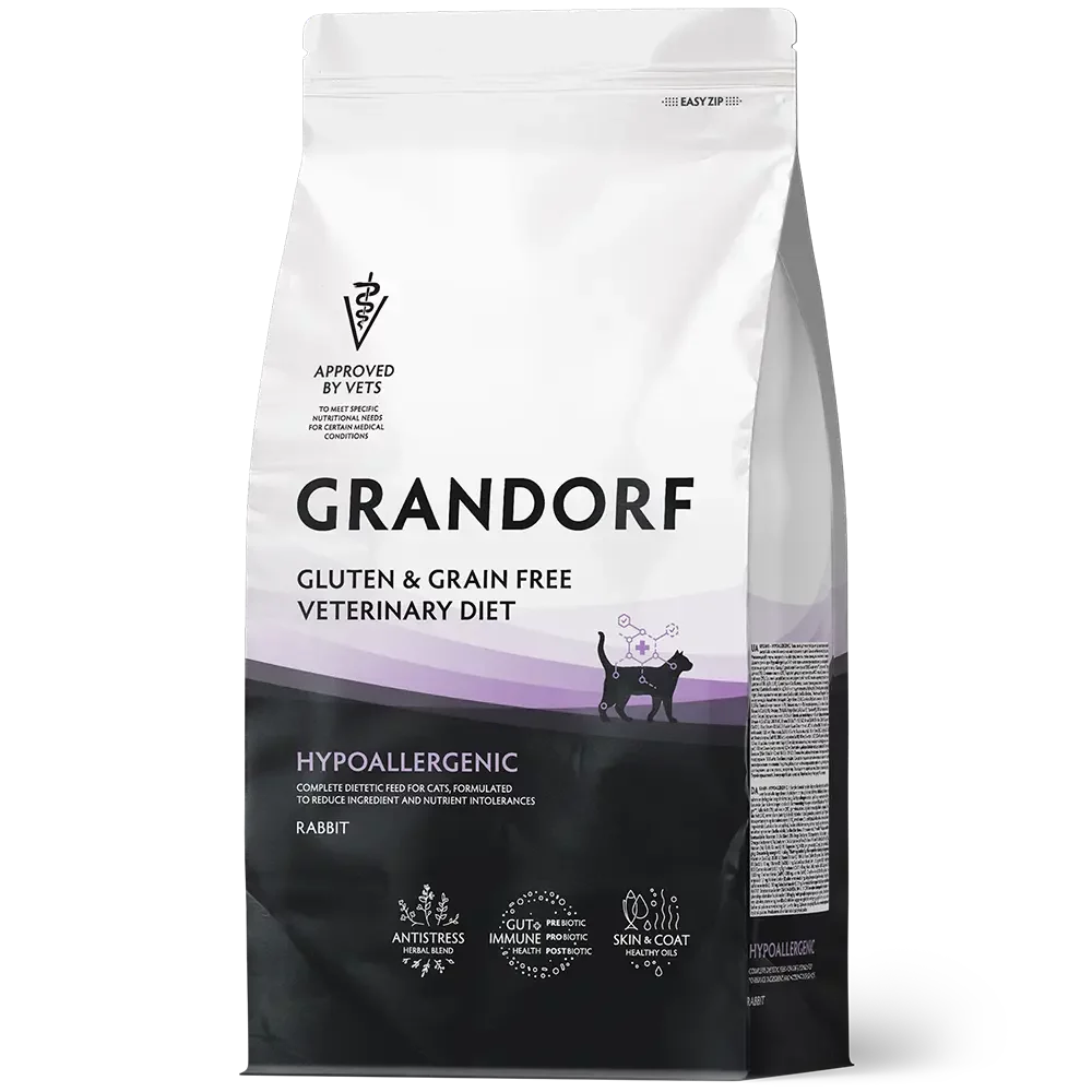 GRANDORF VETERINARY DIET RABBIT HYPOALLERGENIC кошки