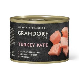 GRANDORF FRESH Консервы для собак Паштет из индейки 200гр
